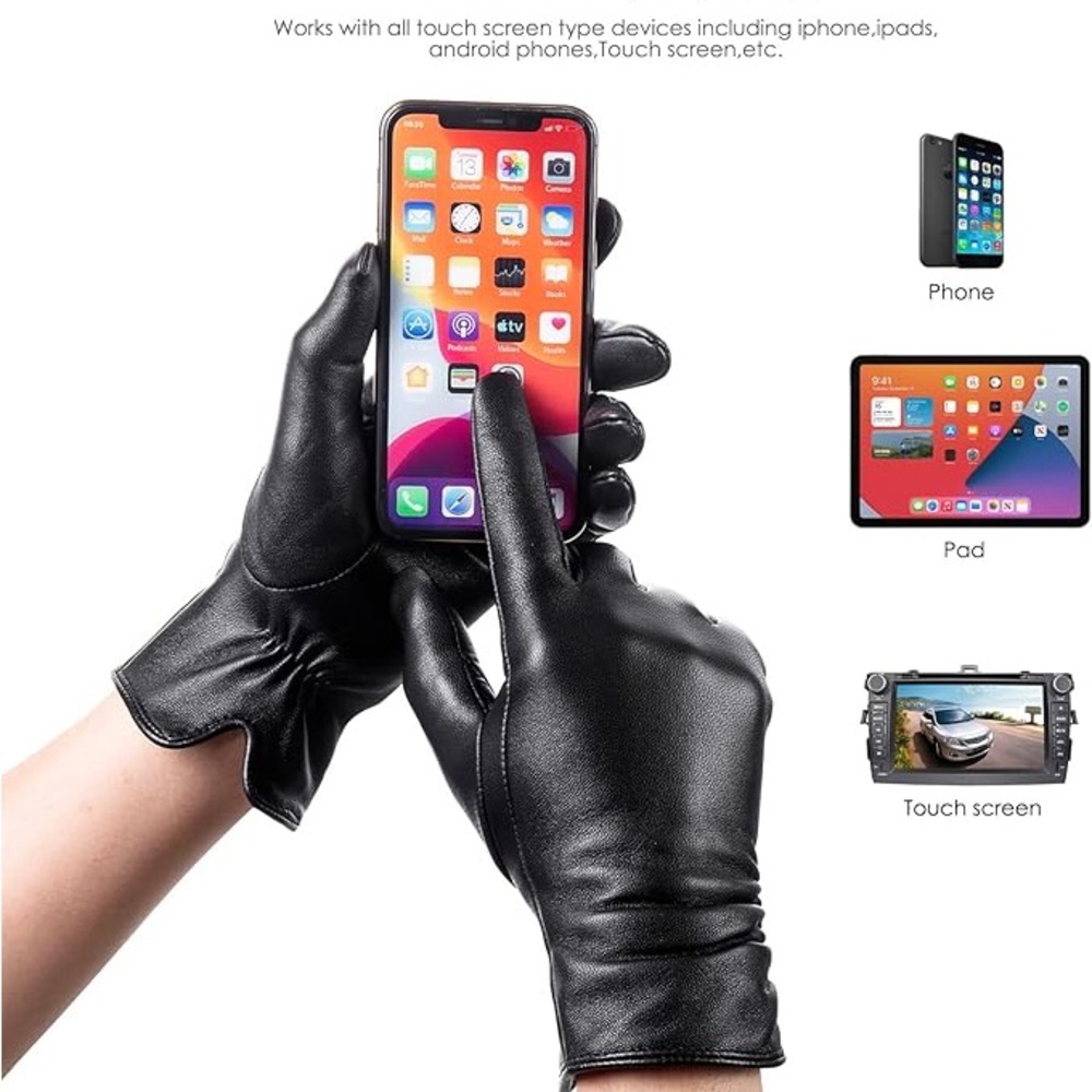 Dsane | Leather Touchscreen Gloves - image 4